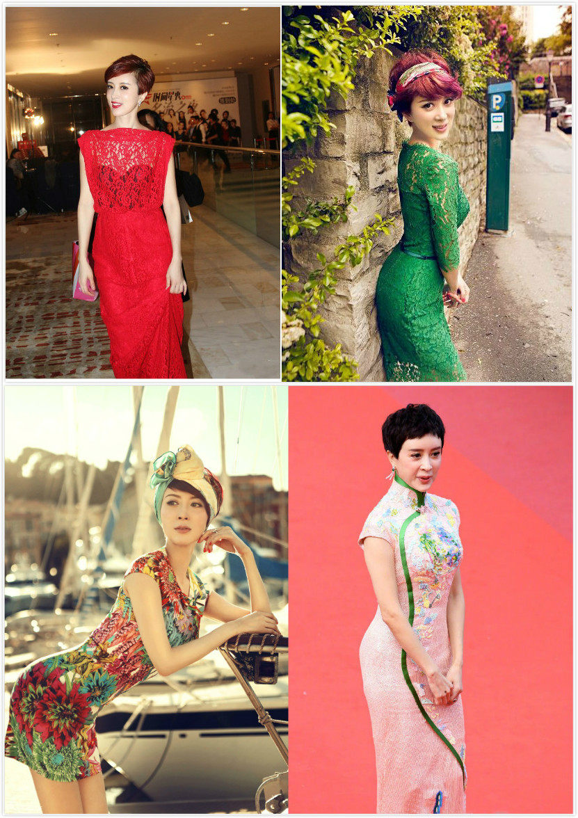 吴昕吊带裙凹造型,吴昕黑色吊带衫