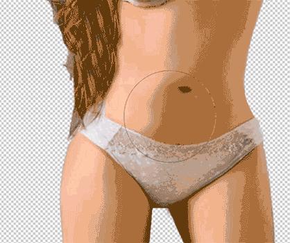 ps小技巧快速液化瘦身,ps不用液化工具怎么把胖人修瘦