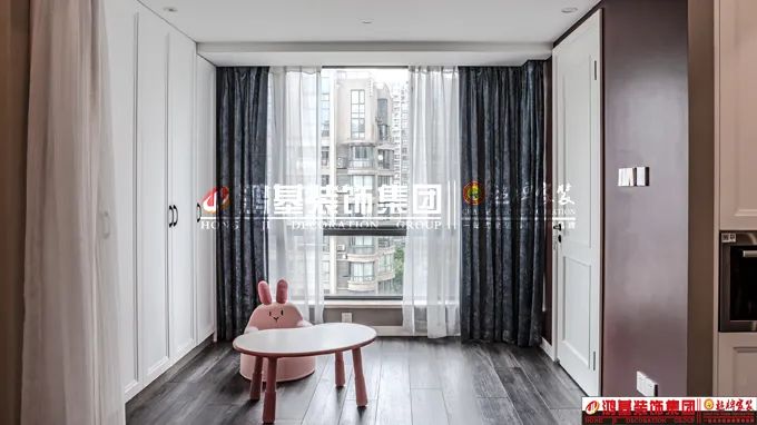 大平层美式轻奢风格,轻奢高级灰美式装修