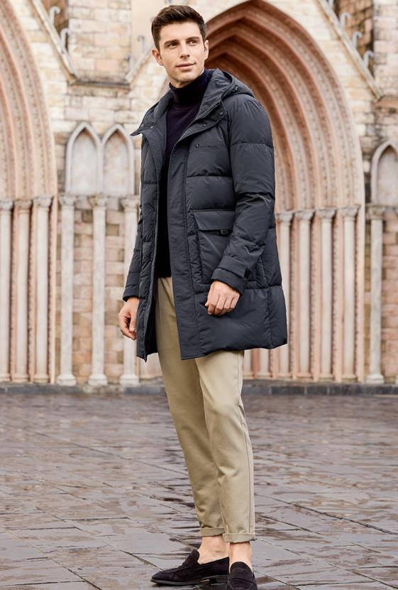 中年男人冬季怎么穿既保暖又时尚,秋冬季中年男士羽绒服搭配