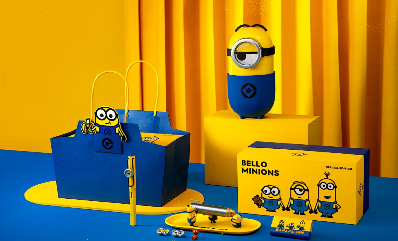 环球影城小黄人限定钢笔,环球影城联名款小黄人钢笔