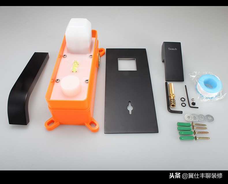 双孔入墙冷热水龙头安装示意图,入墙式水龙头要选品牌的吗