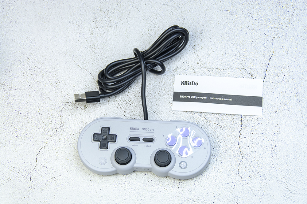 8位堂sn30pro手柄拆解,即插即用无需联网