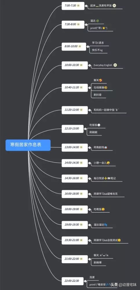 学霸宅家计划表,学霸宅家作息表