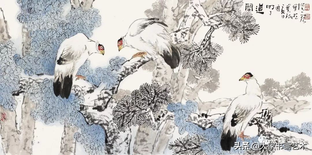 贾宝珉写意花鸟画谱山石篇,贾宝珉花鸟画稿精选图文