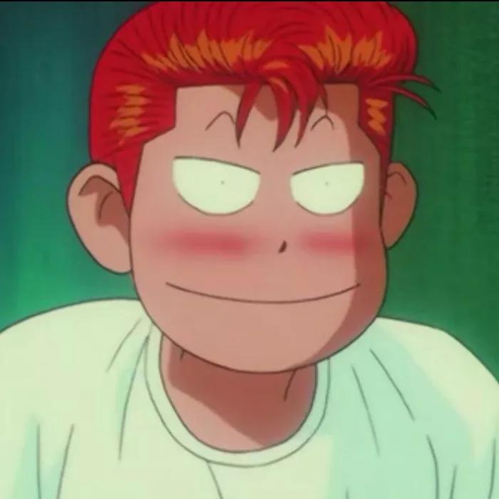 樱木花道赤木晴子卡通头像高清,灌篮高手动漫头像樱木花道黑色