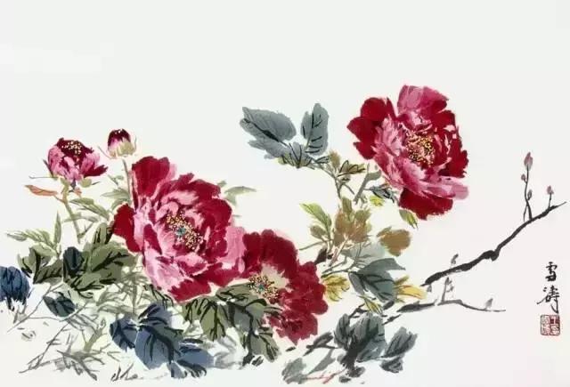 分享几组简单实用的写意花鸟画法,国画教程花鸟基本画法值得珍藏