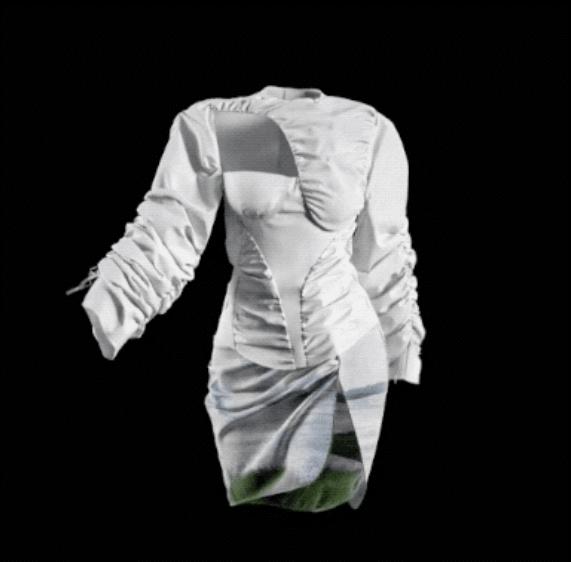 国际服装秀场走秀效果图,虚拟服装走秀风格