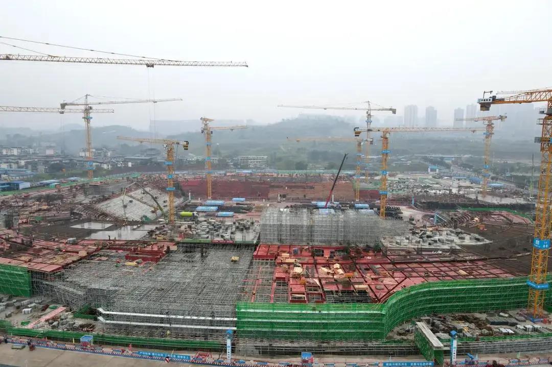 重庆龙兴足球场建设单位,中建七局重庆龙兴足球场