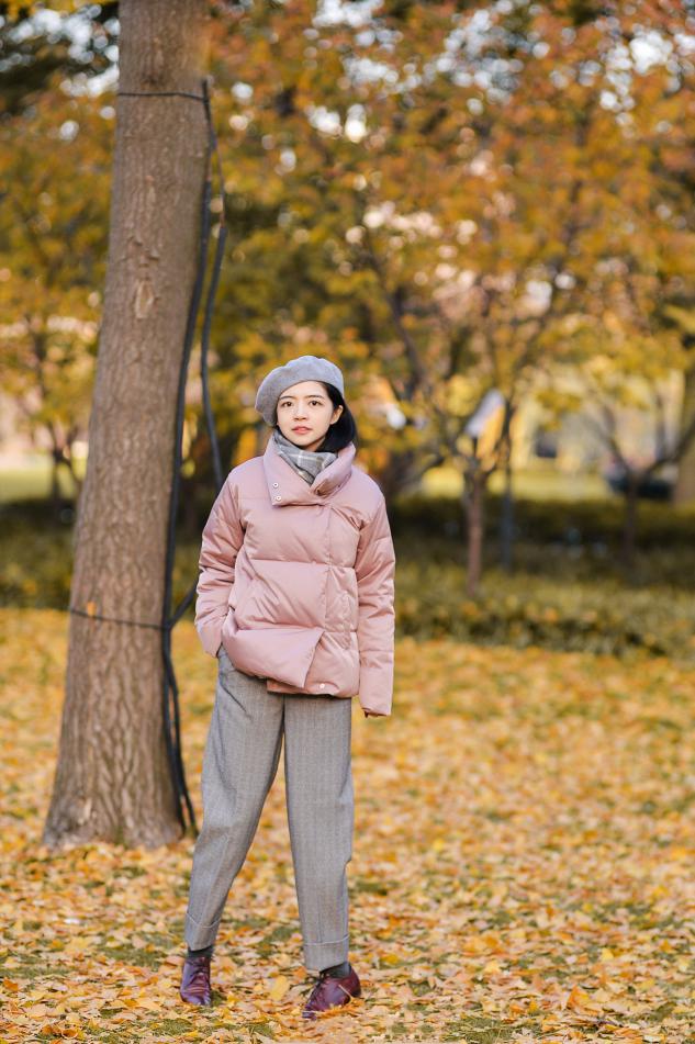 三木妈妈羽绒服最新穿搭,三木妈妈短款羽绒服