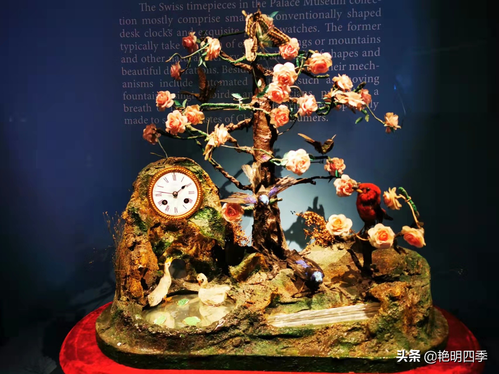 参观故宫的钟表图,展示一下故宫的各种钟表