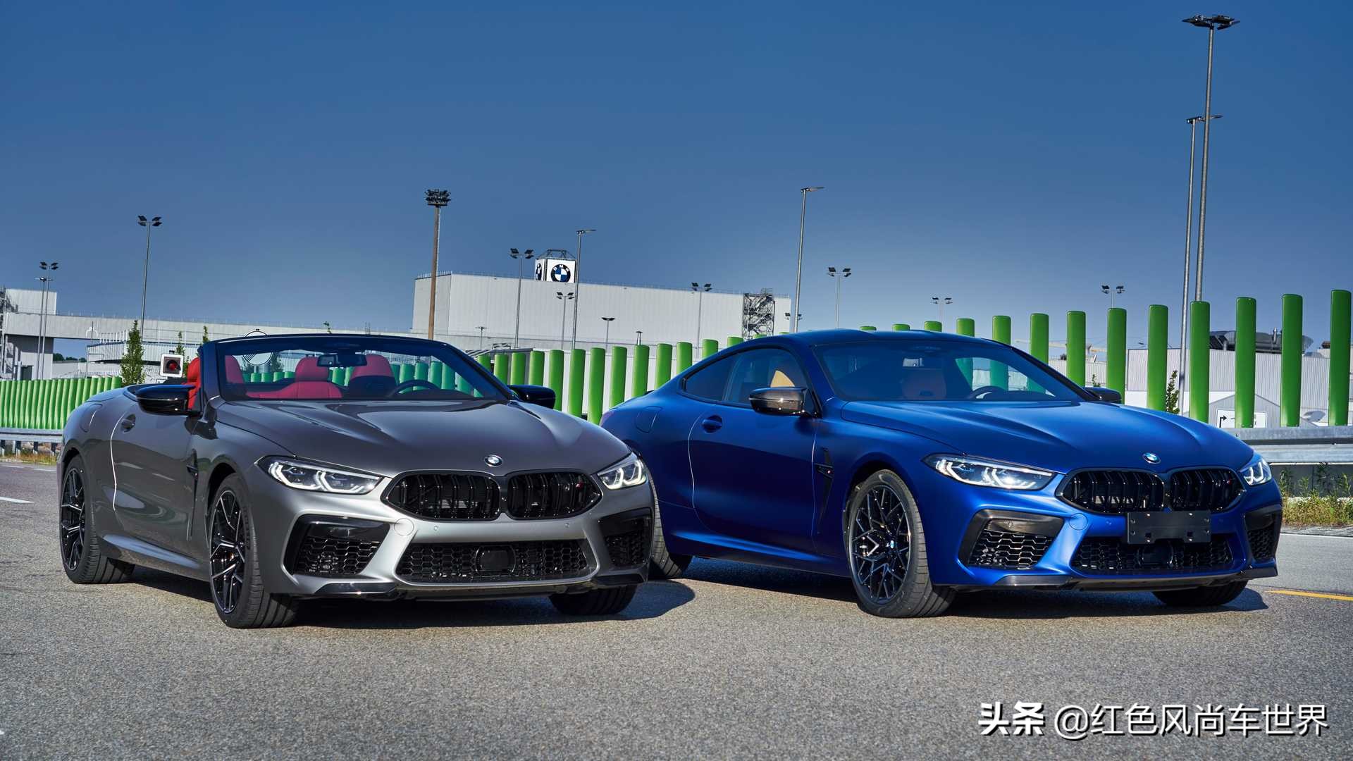 宝马全新m8以及敞篷版多图曝光,宝马全新的m8双门敞篷跑车