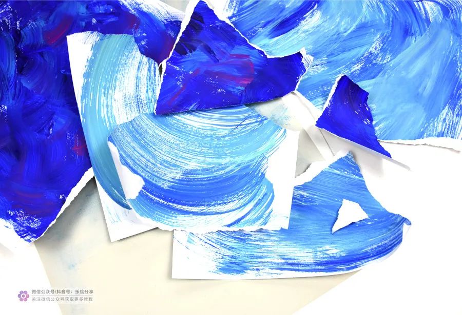 儿童画蓝天大海,儿童画简单漂亮海洋世界