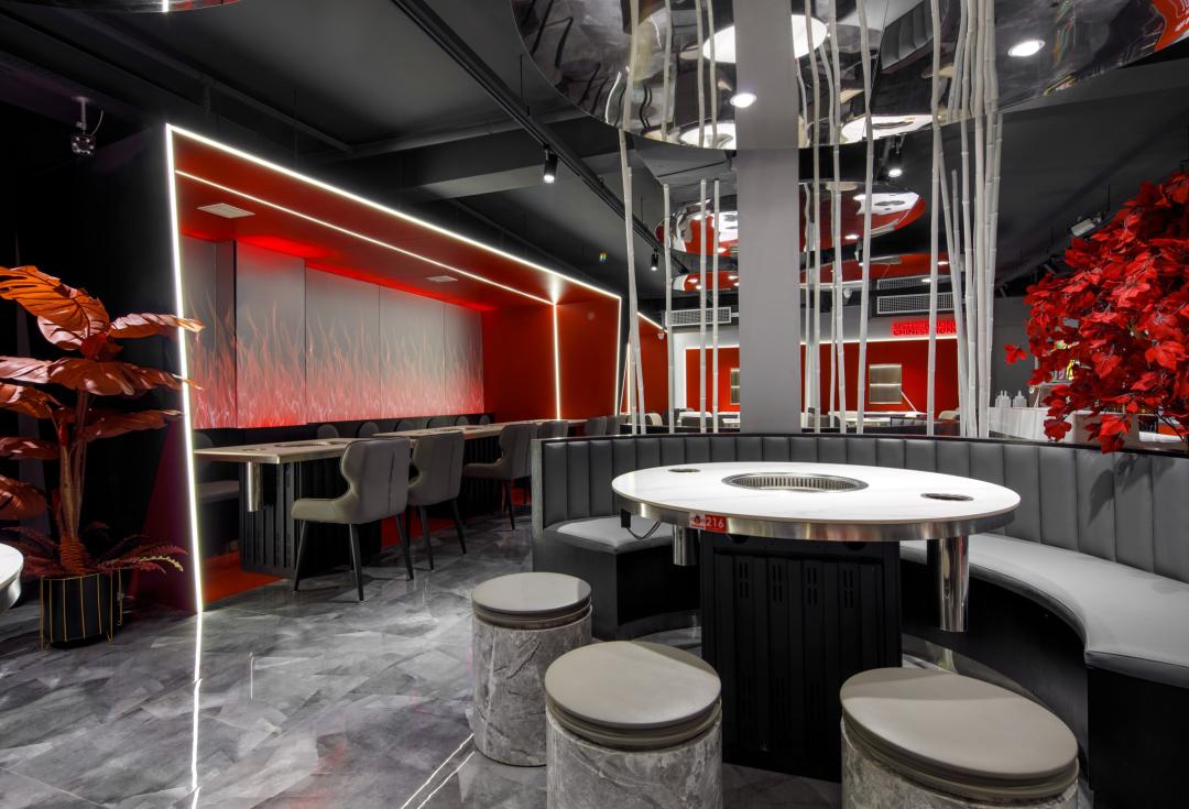 串串香空间设计,餐饮空间设计火锅店案例