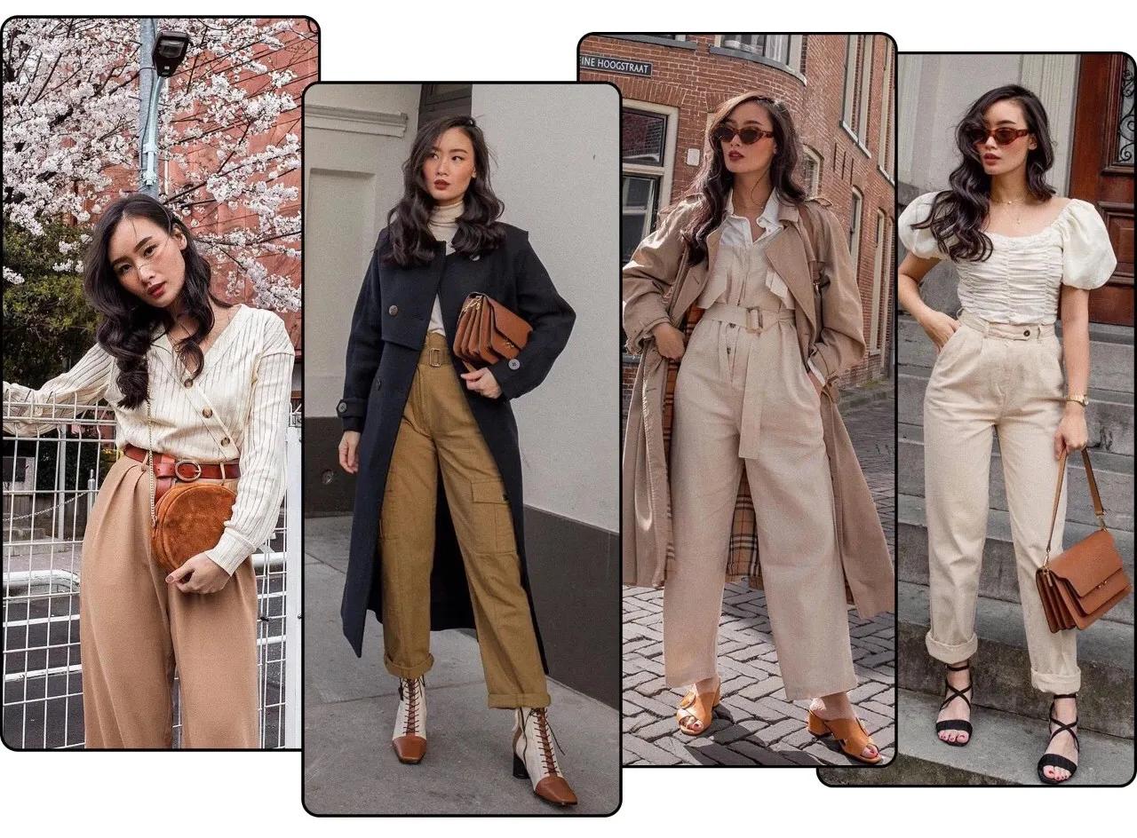 粗腿穿的能显瘦的裤子,适合腿粗的人穿着显瘦的裤子