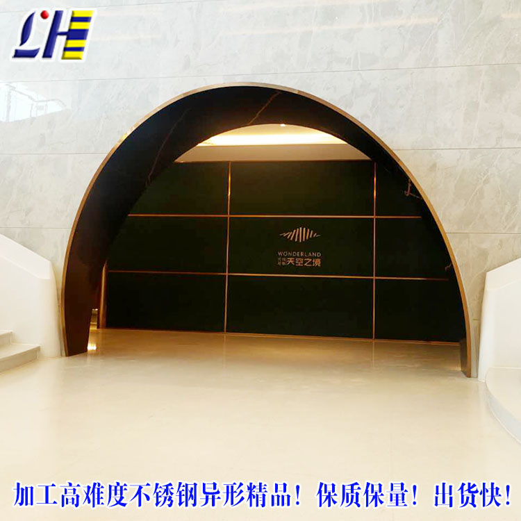 不锈钢金属线条装饰,不锈钢圆弧线条装饰