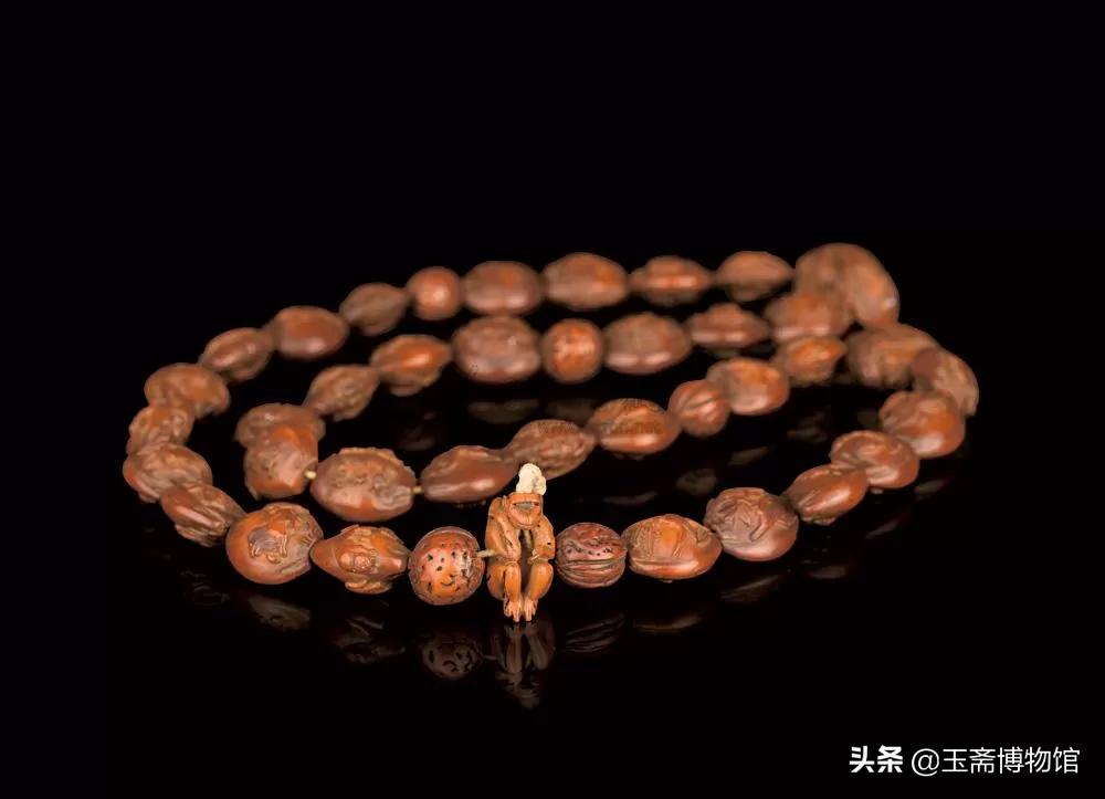 微雕正圆十二金钗核雕,核雕大师微雕作品