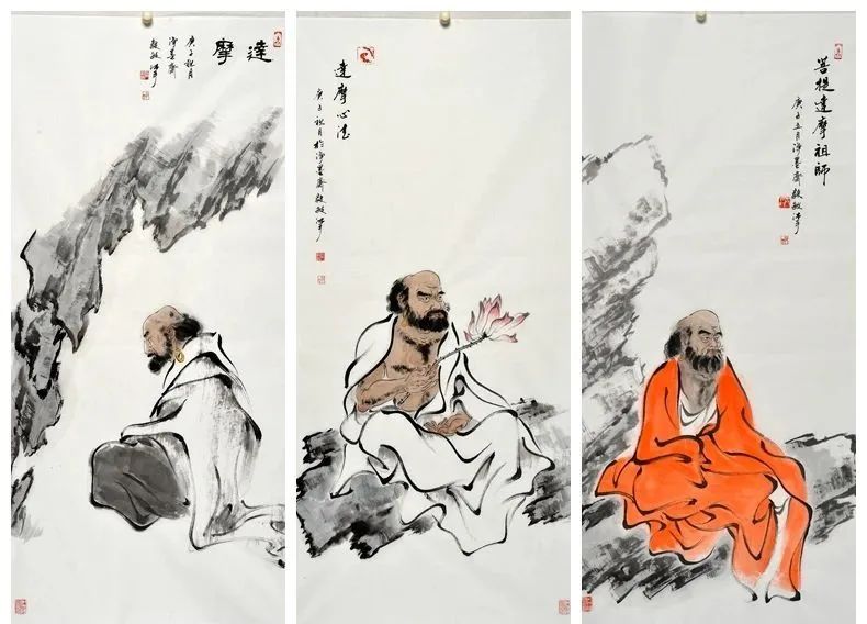 达摩画像100幅,达摩画像108幅