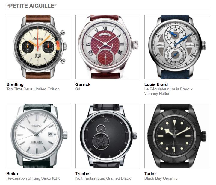 2022瑞士钟表获奖品牌,历届钟表界的奥斯卡