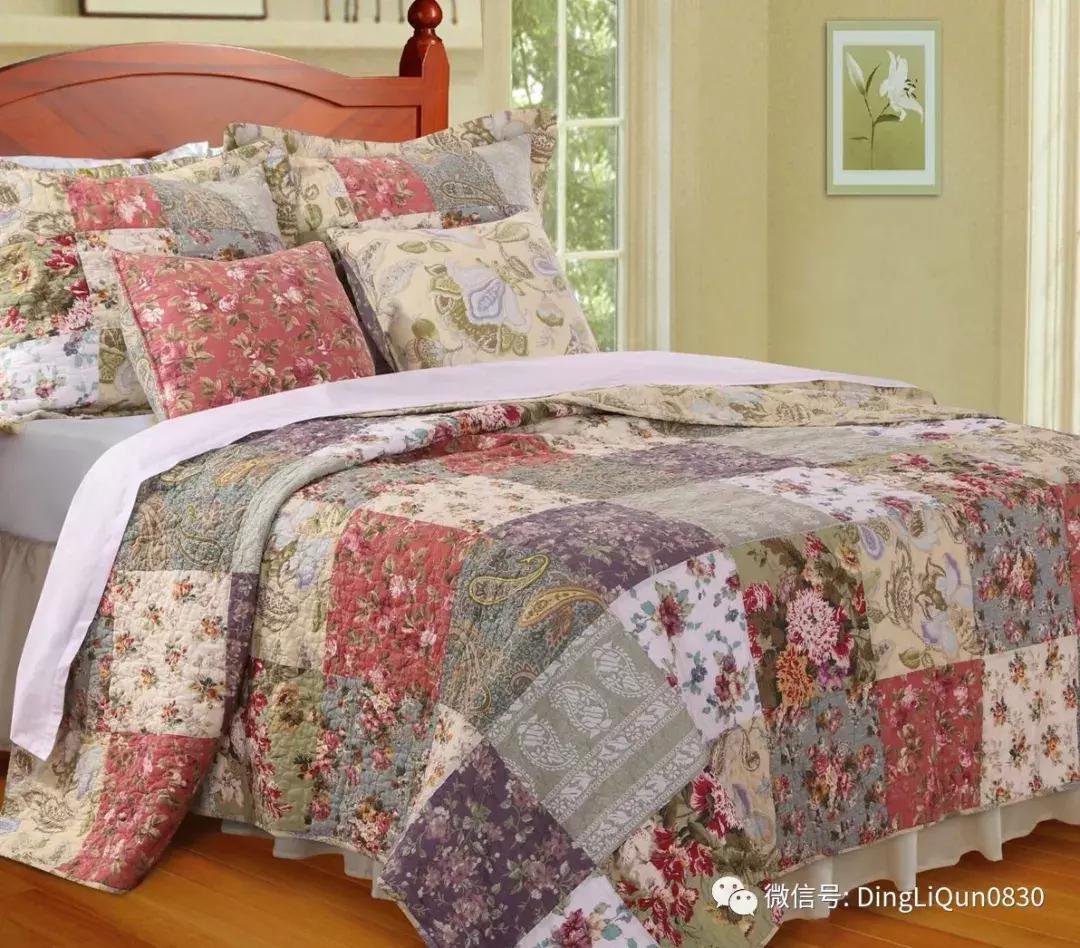 拼布三件套图片大全,拼布作品衣服