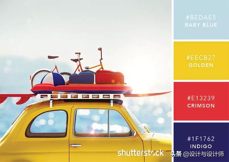 设计色彩总结200字左右,设计配色6种颜色