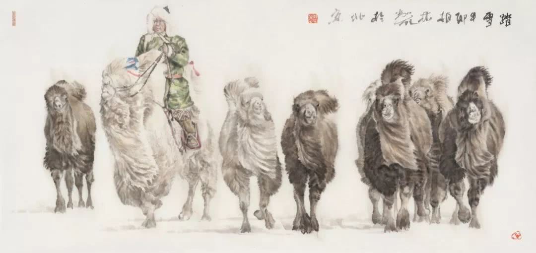 郑柏林人物画欣赏,郑柏林国画作品