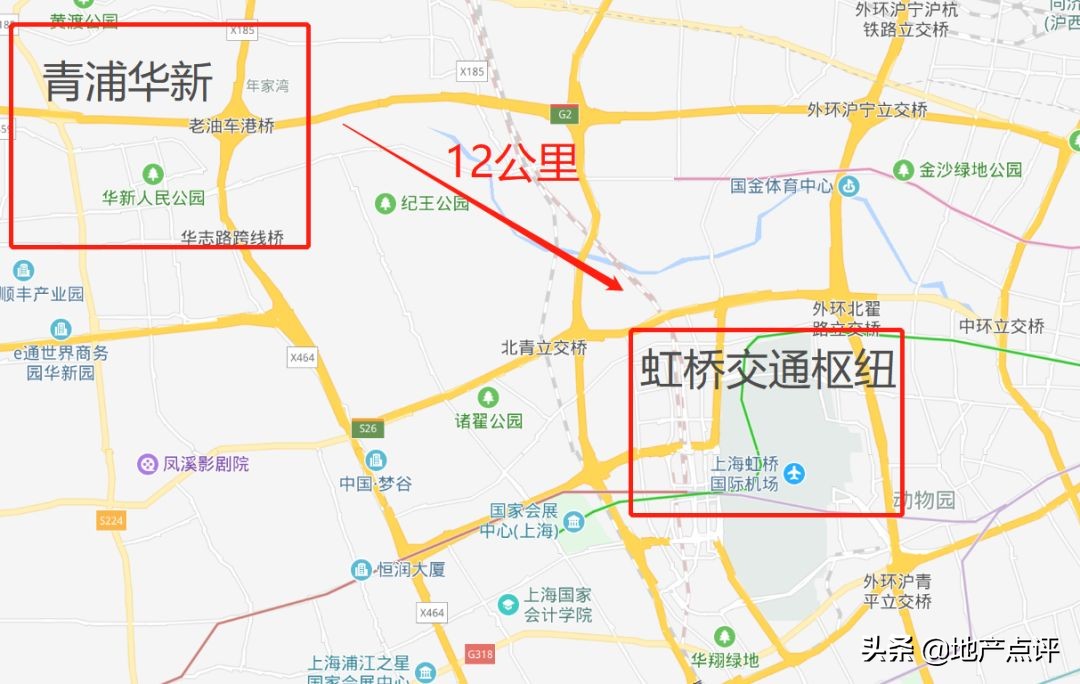 上海虹桥商务区核心板块,长三角大虹桥板块