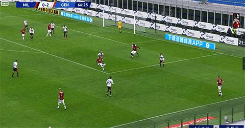 热那亚米兰阵容,热那亚1-1国米