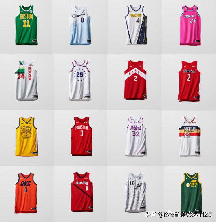 17-18赛季nike球衣宣传,城市版球衣与普通球衣区别