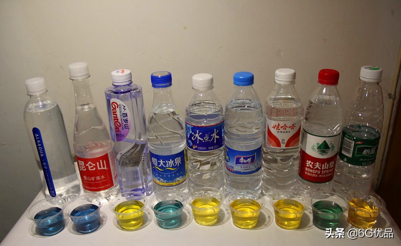 各品牌水酸碱度ph值对照表,纯净水的ph检测对比