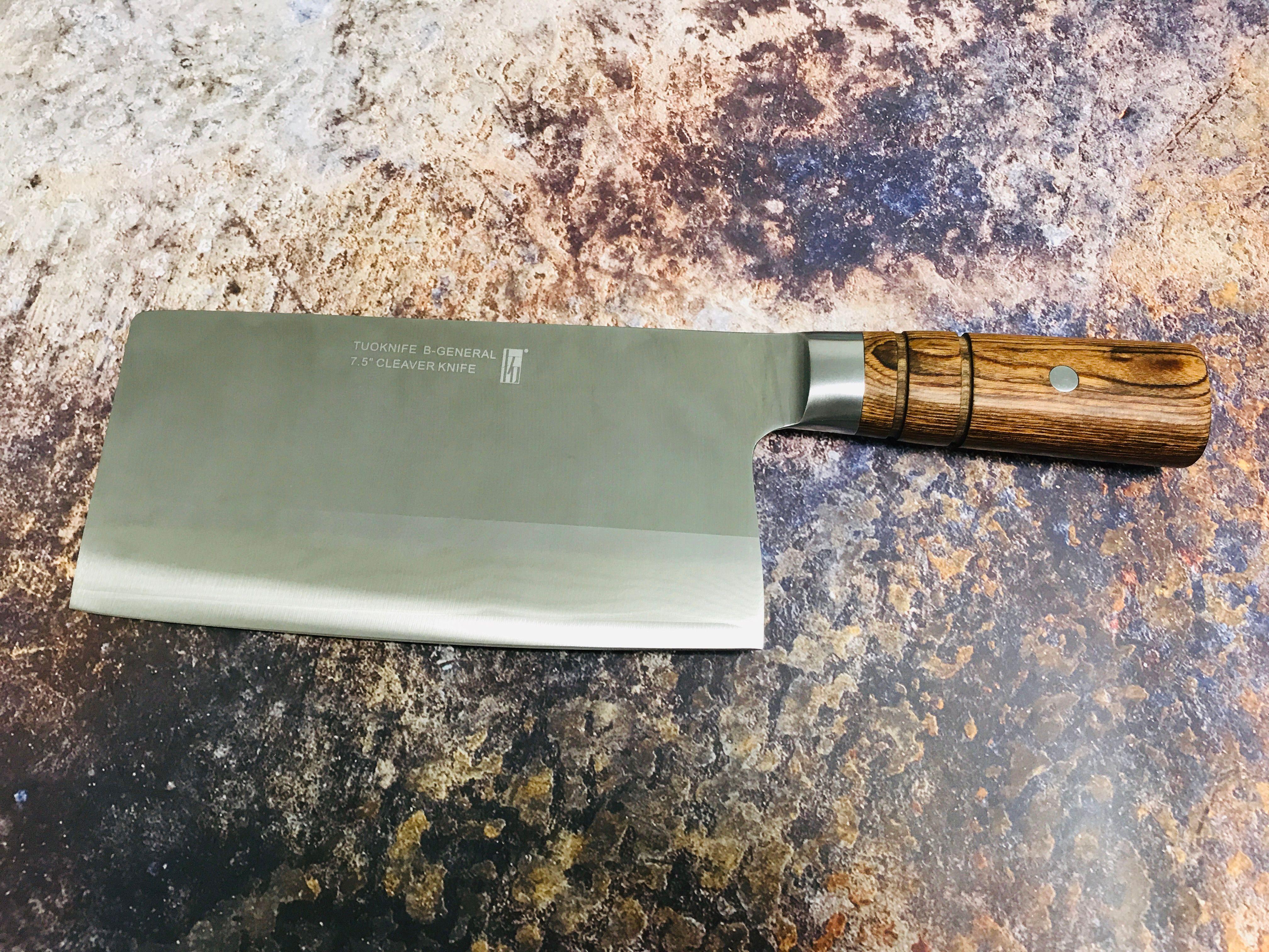 拓牌中式菜刀测评,拓黑将菜刀测评