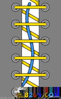 十种必学的鞋带系法,鞋带系的不好看怎么办