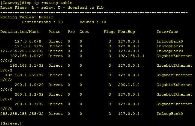 华为路由器nat映射公网设置,华为路由器nat配置实现互联网访问