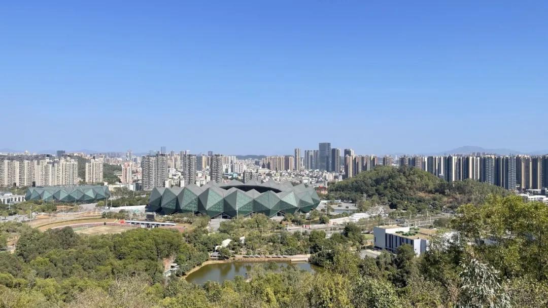 大运绿道跑步路线,大运公园绿道