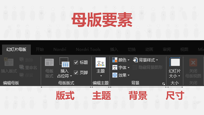 怎么使用母版功能设计一个ppt,如何储存ppt母版