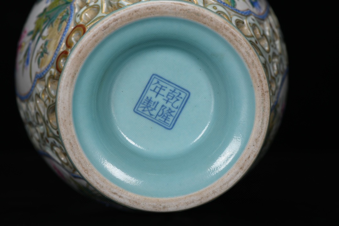 清代官窑珐琅彩将军罐,清代官窑珐琅彩鉴定方法