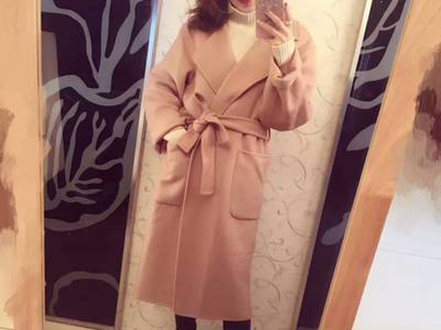 大衣背后蝴蝶结最简单打法慢动作,大衣腰带系法钻石结慢动作教程