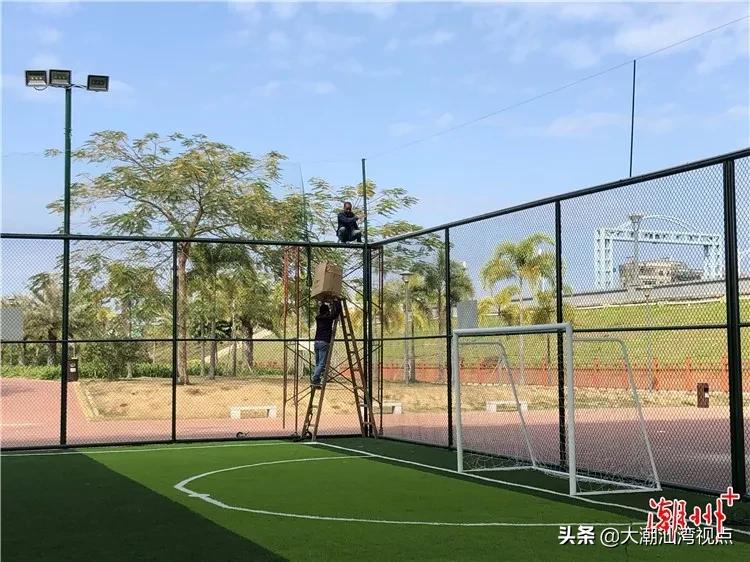 潮州金山大桥湿地公园球场,潮州金山大桥湿地公园进门