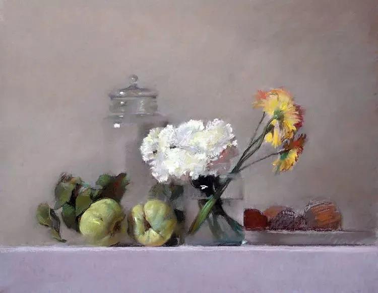 人体美学：粉彩之美，西班牙艺术家桑塔曼斯的绘画作品