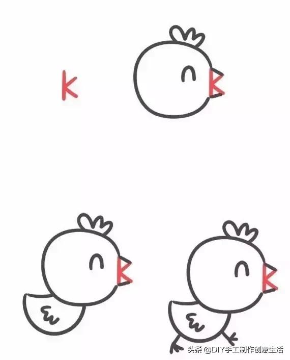 简笔画超简单步骤3笔,简笔画超简单教程