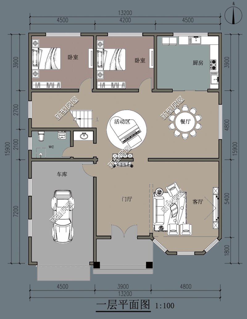 10套新农村建房户型，堂屋柴火房一个不落，我最爱第7套，你呢？
