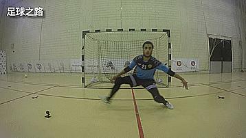 五人制足球守门员100个技巧,五人制门将防守站位