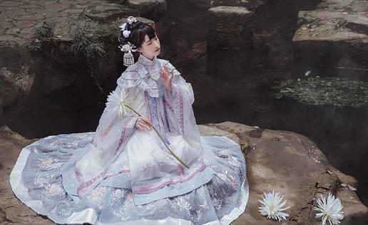 昙华一梦汉服开箱瑕疵,超惊艳仙气汉服