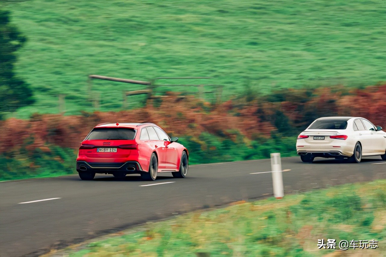 奥迪瓦罐旅行车rs6比赛,奥迪rs6对比amg