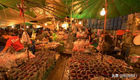 曼谷夜市必去十大景点,曼谷夜市水果西施