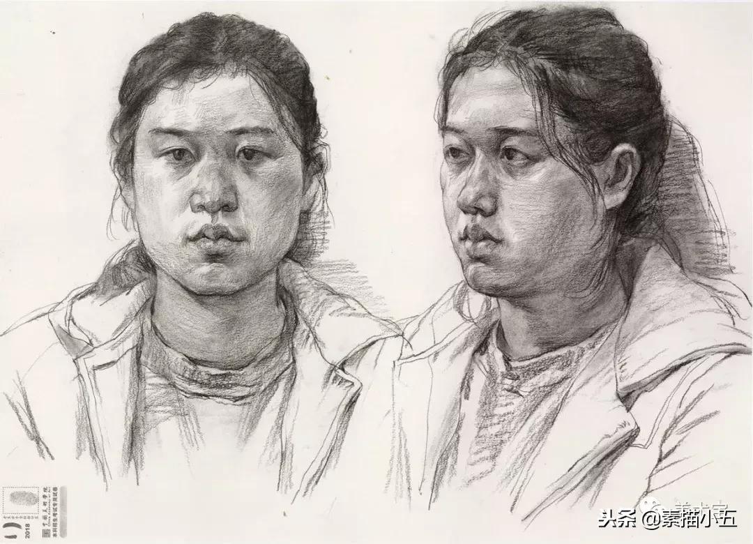 国美素描高分卷子图片,国美色彩高分卷2012