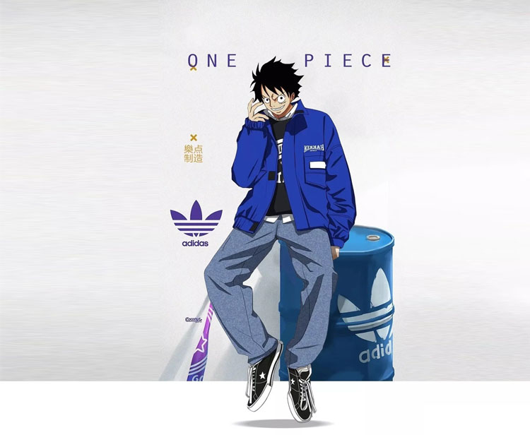 今日份街潮，看海贼王穿潮牌是怎样感觉，原来NIKE是索隆的爱