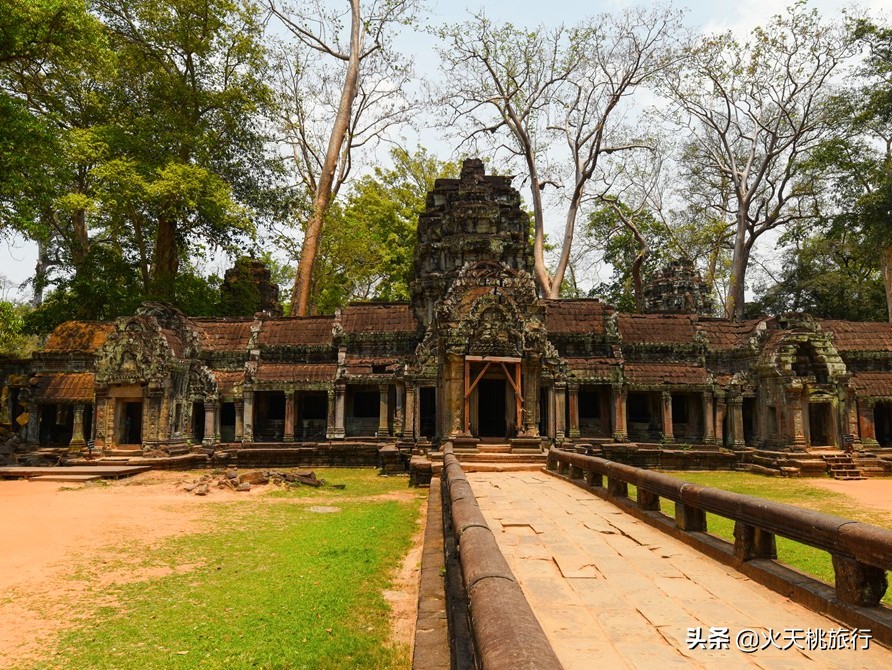 柬埔寨暹粒机场到吴哥窟,柬埔寨暹粒市的吴哥窟