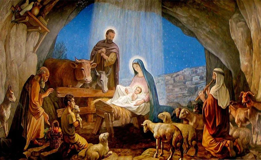 圣诞节幼儿画简单又漂亮,圣诞节儿童画圣诞老人和小鹿