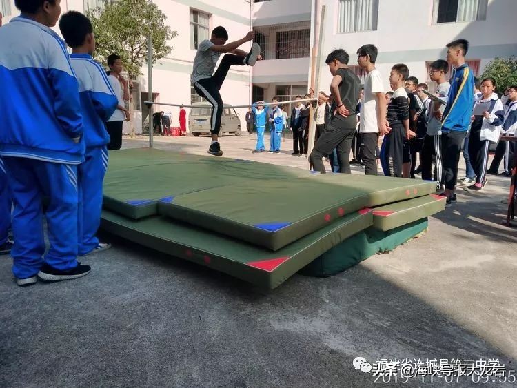 连城第25届田径运动会初中,长汀三中田径比赛开幕式